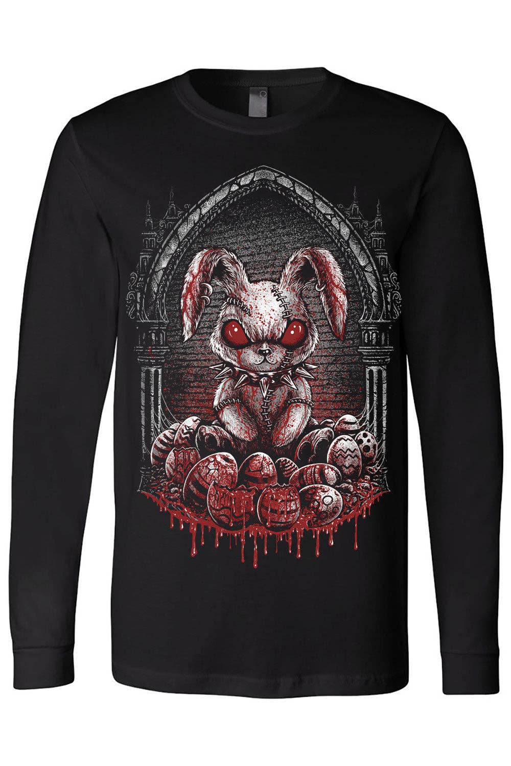 vampirefreaks - Maglietta con coniglietto pasquale insanguinato