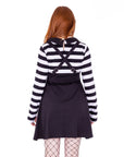 Vestito BEWITCHED DRESS - BLACK/WHITE