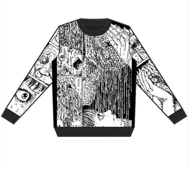 Heroes Inc. Europe B.V. - Junji-Ito - Pullover lavorato a maglia che si scioglie il viso6