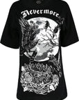 RESTYLE T-SHIRT CROW NEVERMORE