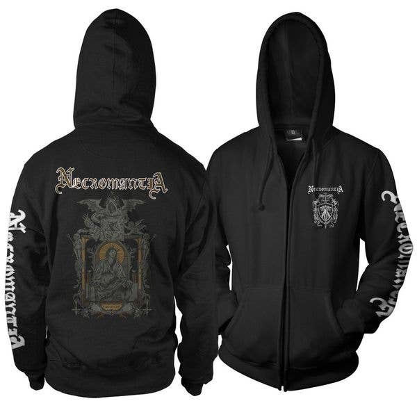 Manic Merch - Necromantia - Anticristo - Cappuccio con cerniera
