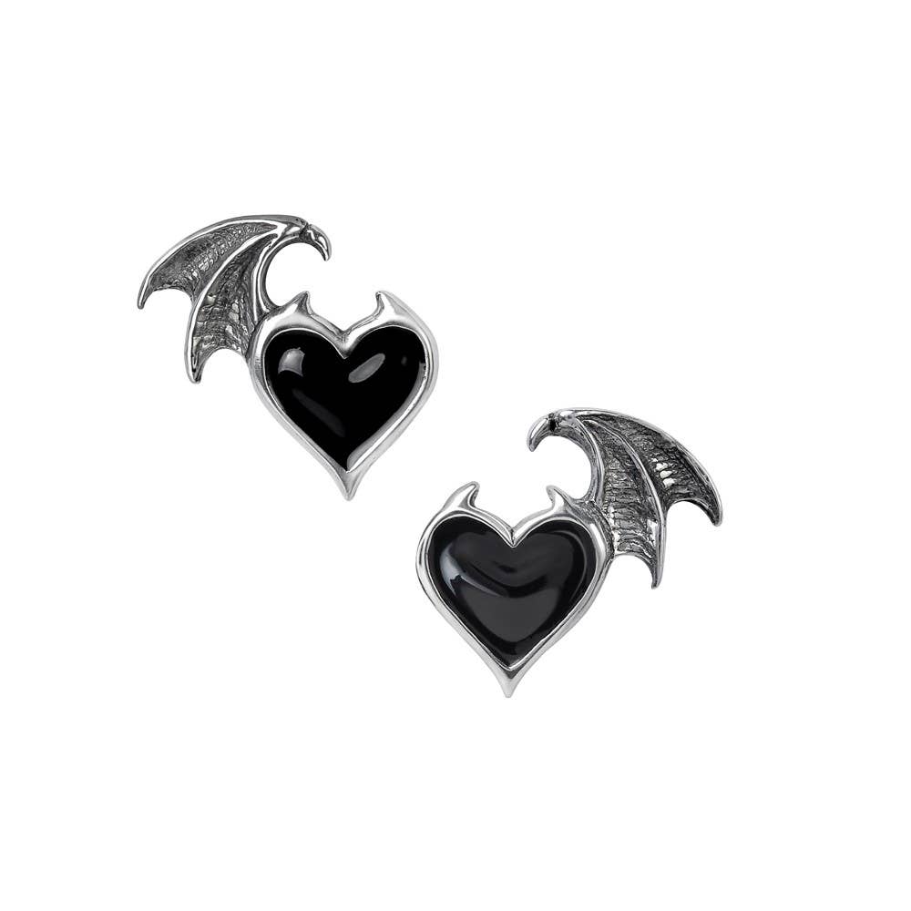 Alchemy England - Orecchini a perno Blacksoul (Coppia di orecchini a perno)