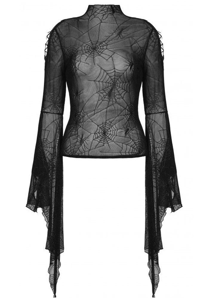 Spiderweb Sheer Top "Dark in Love"