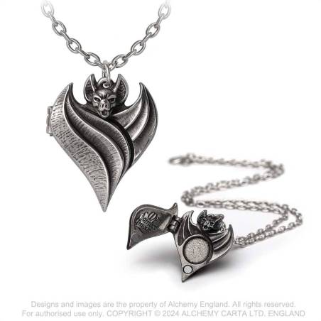 Alchemy medaglione cuore scuro