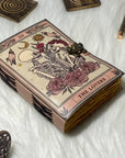 Diario in pelle vintage con stampa The Lover
