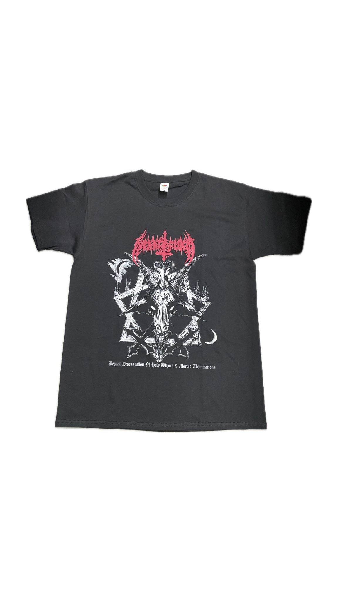T-shirt Nekkrofukk - Bestial Desekkration of Holy Whore & Morbid Abominations