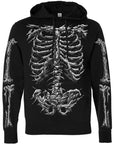 vampirefreaks - Felpa con cappuccio Dead Inside Skeleton