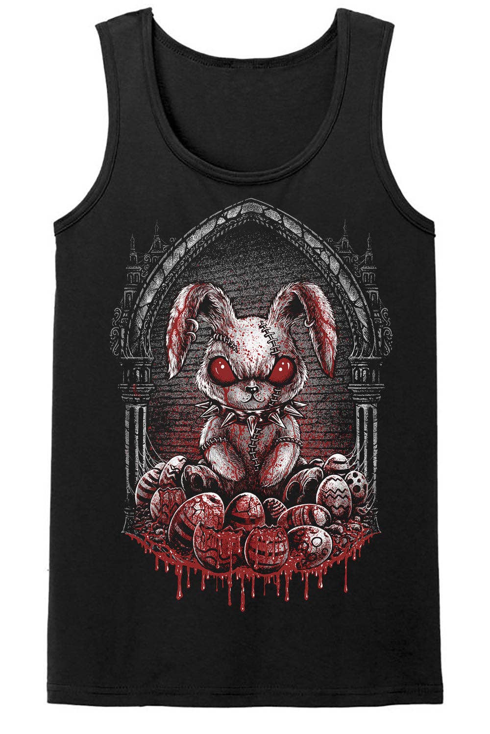 vampirefreaks - Maglietta con coniglietto pasquale insanguinato
