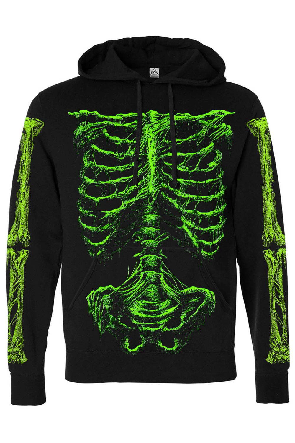 vampirefreaks - Felpa con cappuccio Zombie Rot Skeleton