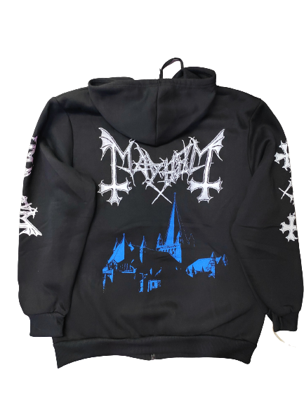Hoodie Mayhem 2 layer con stampe