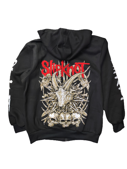 Hoodie Slipknot 2 layer con stampe