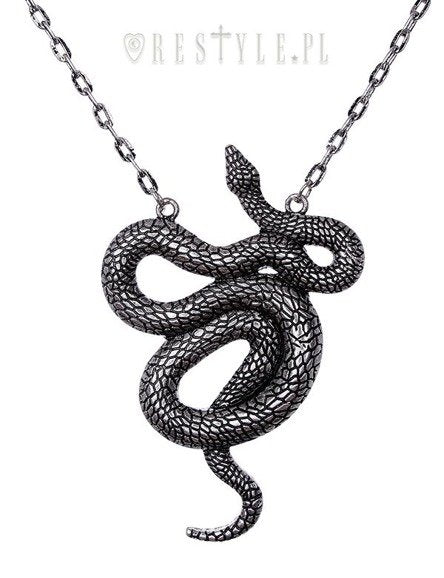 Satanic Pendant, occult jewellery, serpentine choker "