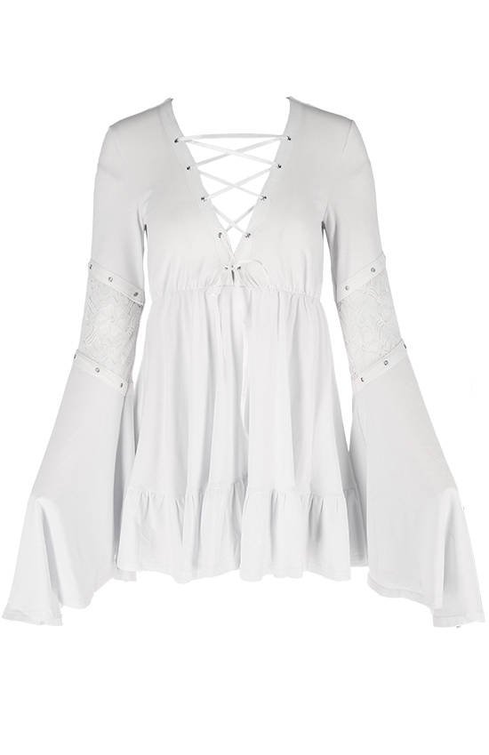 RESTYLE BLUSA BIANCA ROMANTIC