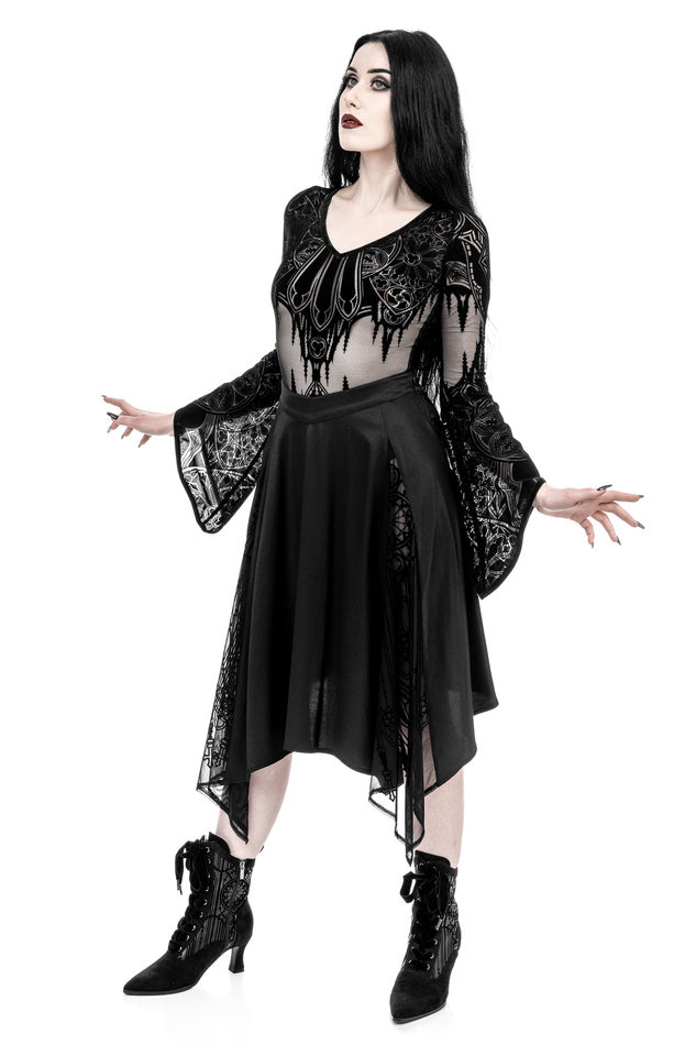 Gothic Chapel Bodysuit Vneck