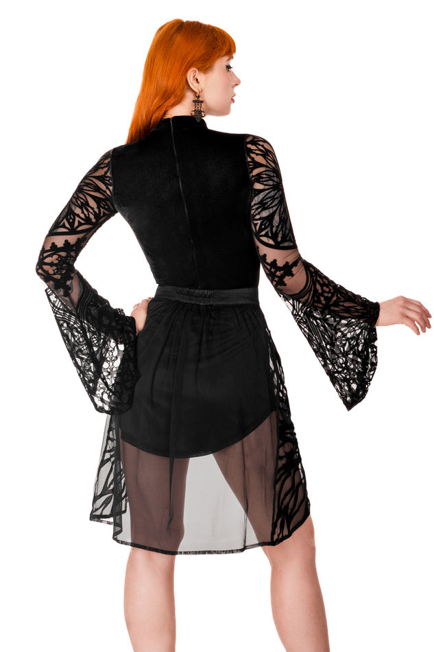 ROSARIUM BODYSUIT Body with a gothic rosette