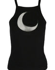 RESTYLE TOP CRESCENT MOON MESH
