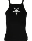 RESTYLE TOP PENTAGRAM MESH