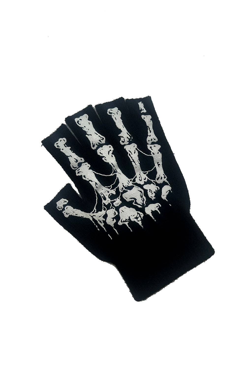 vampirefreaks - Guanti Dead Inside Fingerless Skeleton