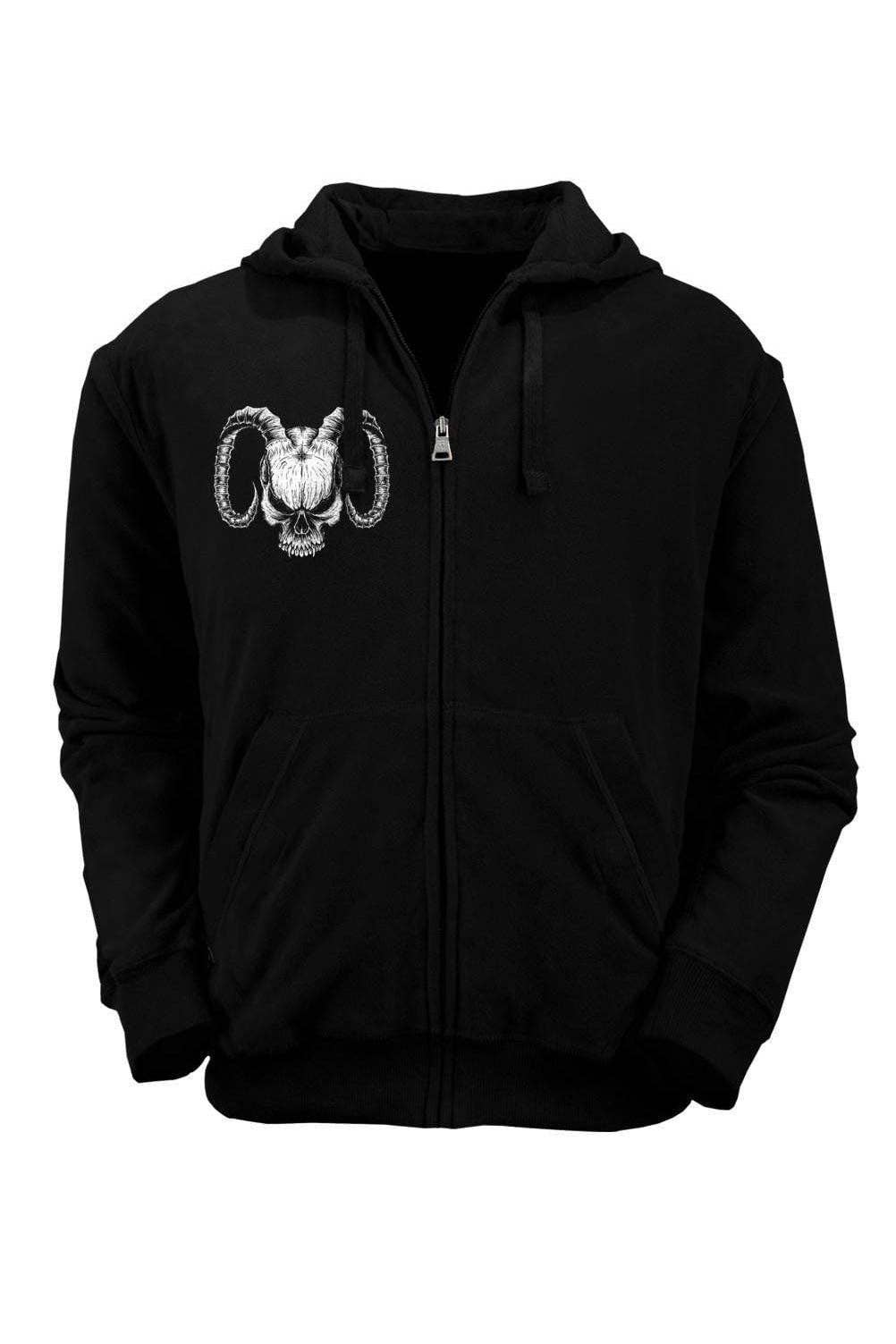 Felpa con cappuccio e cerniera  Demon Wings