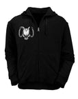 Felpa con cappuccio e cerniera Demon Wings