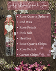 Moondust and Raven - Vaso Self Love Spell, Intention Jar, Bottiglia Witch's Spell