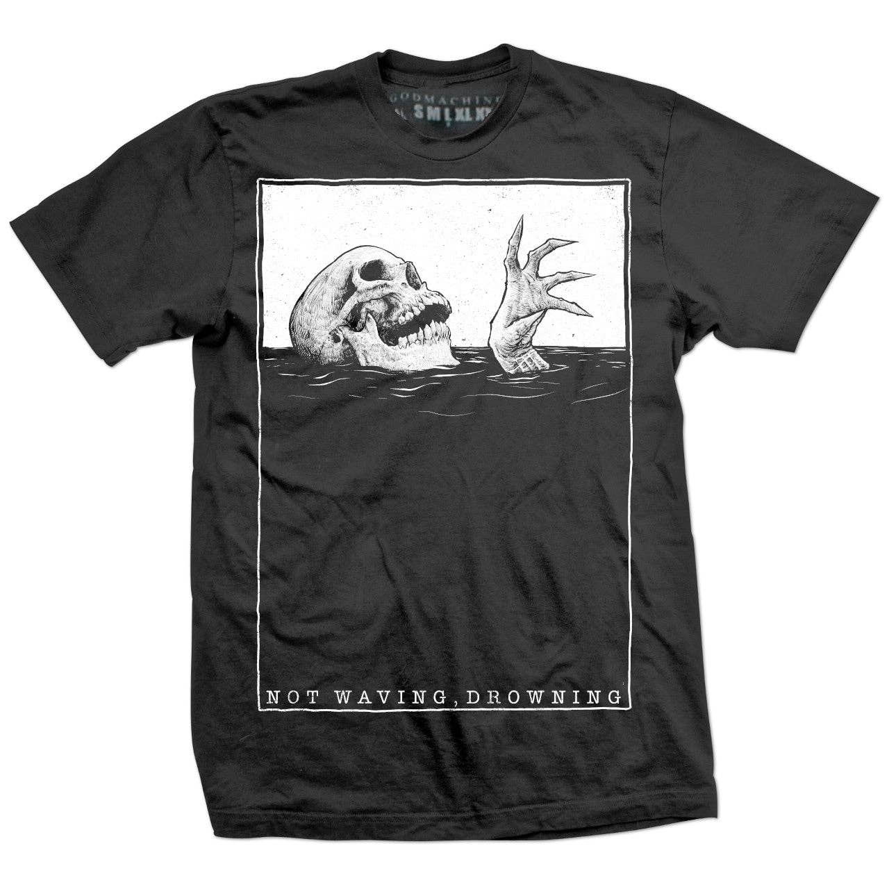 Godmachine T-shirt unisex Not Waving, Drowning