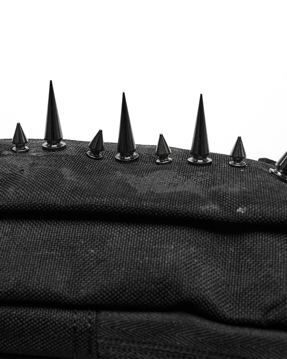 PUNK RAVE BORSA A TRACOLLA CON BORCHIE APOCALYPTIC WASTELAND PUNK
