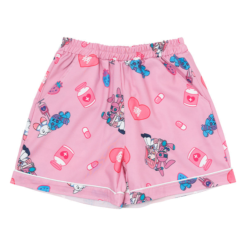 Pantaloncino raso rosa ACDC RUG Menhera Chan