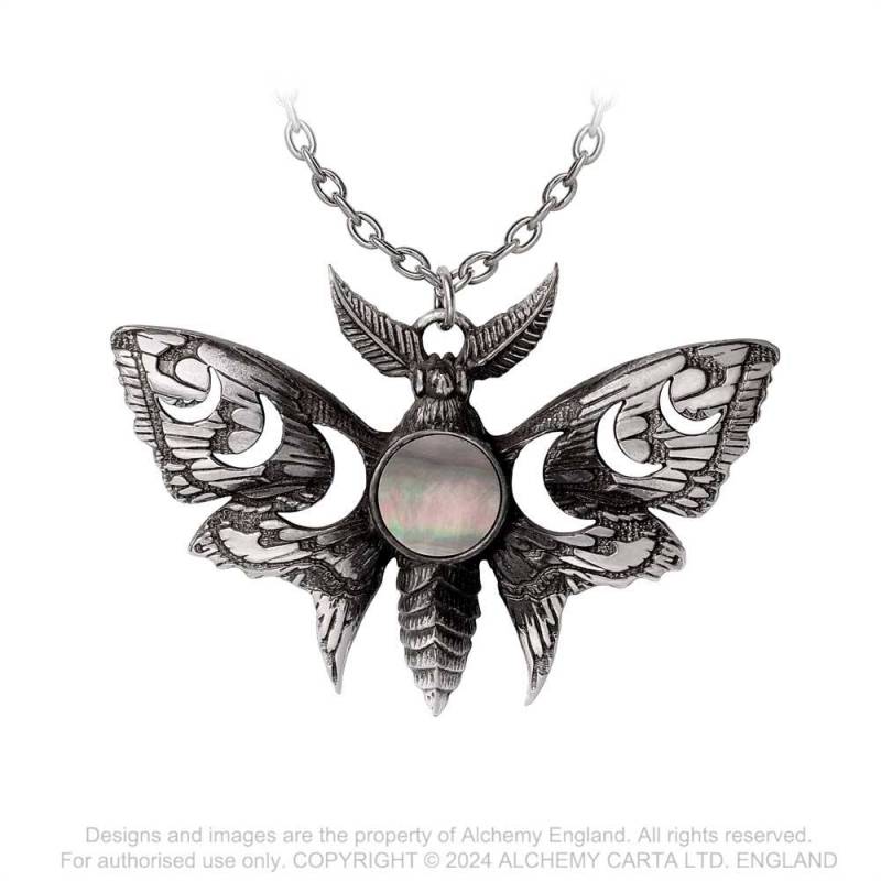 Alchemy collana falena lunare