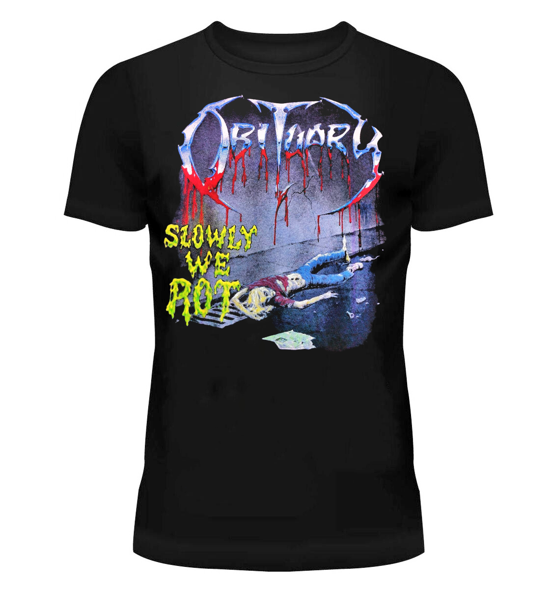 T-shirt Obituary Slowly We Rot