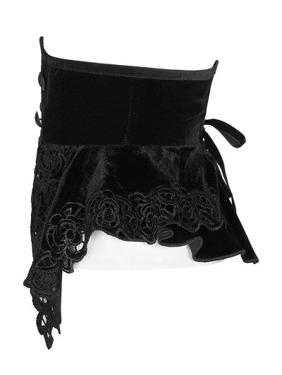 Punk rave corsetto velluto