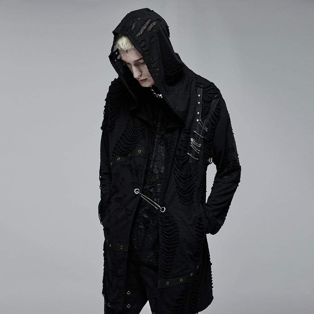 Mantello Con Cappuccio Gotico: Trench Lungo Senza Maniche Vintage Punk Hip Hop Uomo Da 37,03 € | DHgate Mantello Con Cappuccio Gotico: Trench Lungo Senza Maniche Vintage Punk Hip Hop Uomo Da 37,03 € | DHgate