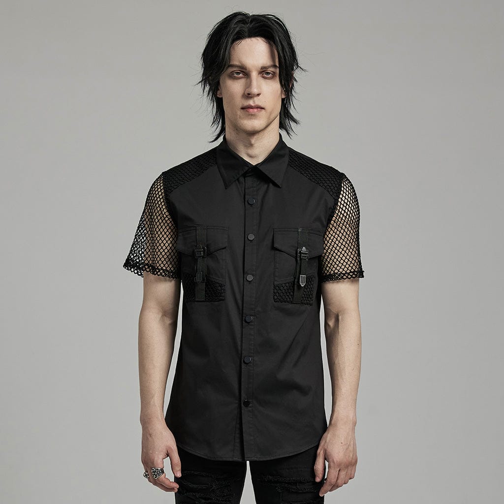 Punk rave Camicia uomo punk goth