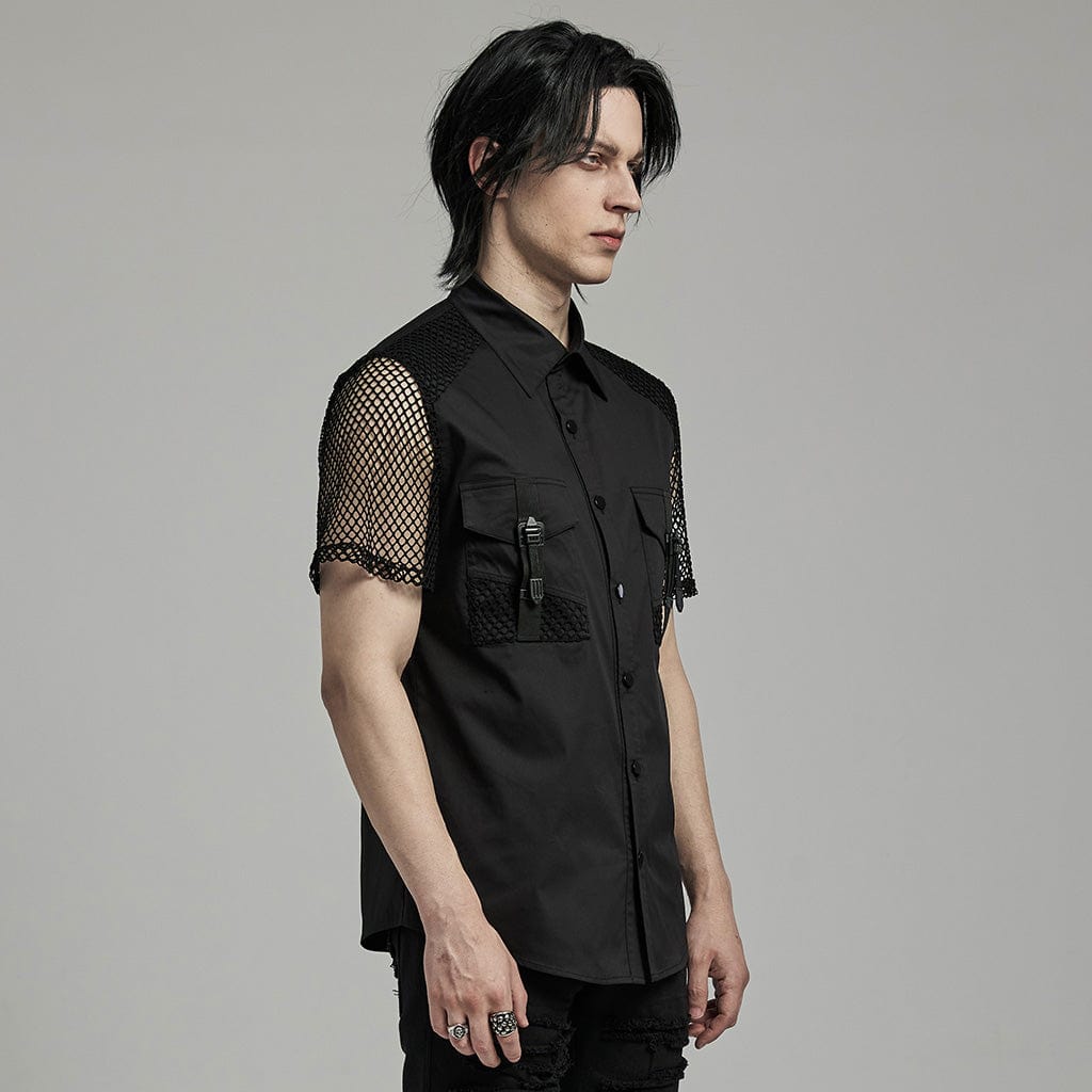 Punk rave Camicia uomo punk goth