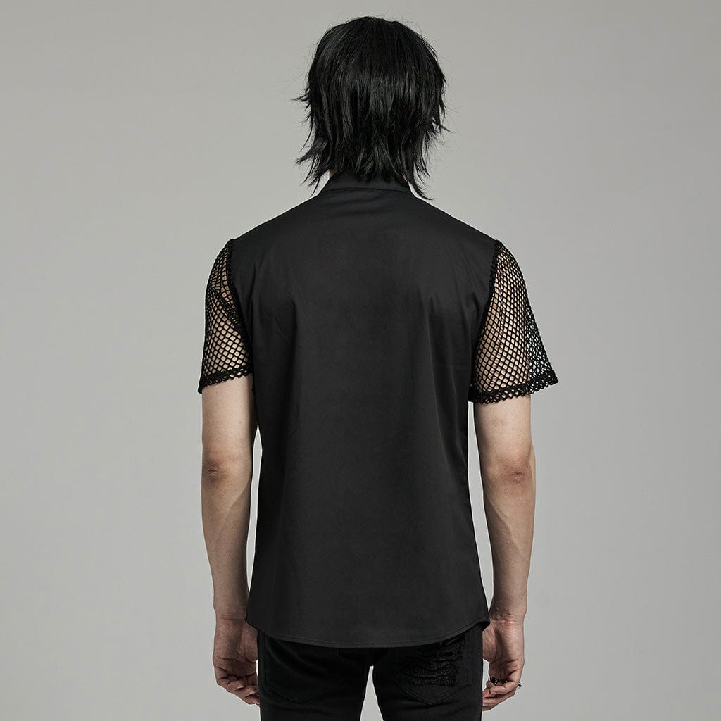 Punk rave Camicia uomo punk goth