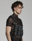 PUNK RAVE HARNESS CON RIVETTI MIMETICI PUNK