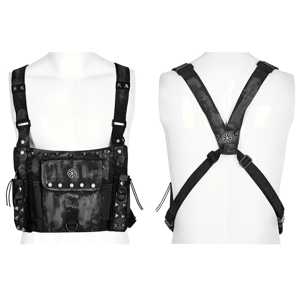 PUNK RAVE HARNESS CON RIVETTI MIMETICI PUNK