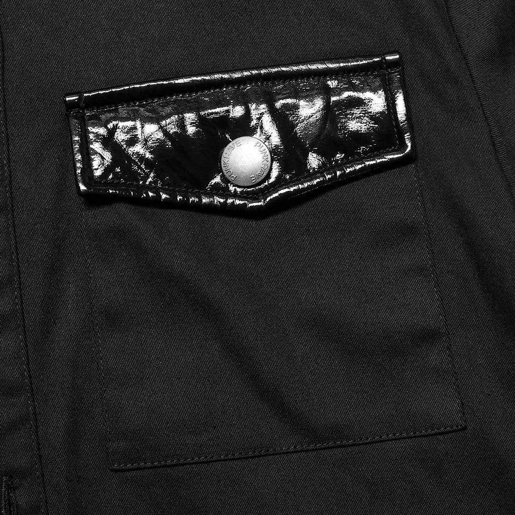 Punk rave Camicia a maglia punk rete