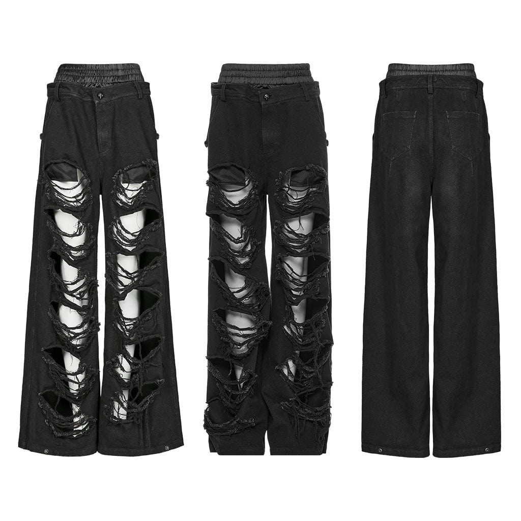 Pantaloni strappati a doppia vita