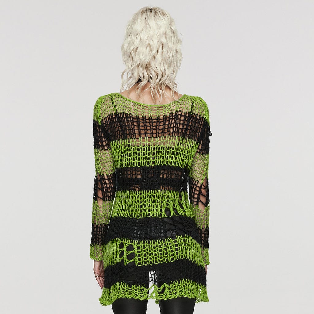 Punk rave Cardigan a maglia