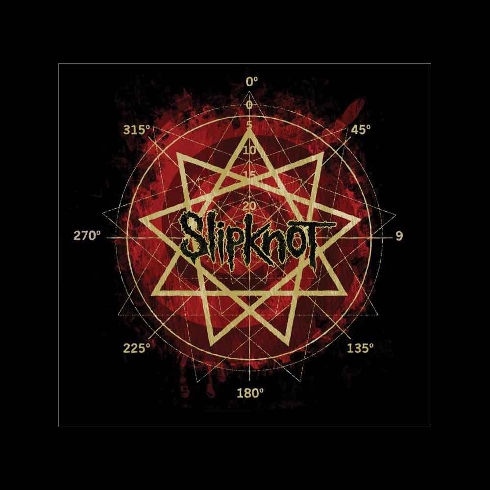 Rock Off T-shirt - Slipknot: Come Play Dying Back Print Nera