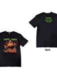 Rock Off T-shirt Marilyn Manson: American Family (Black) (Back Print)