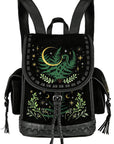 RESTYLE ZAINO HERBAL CON RICAMI DI LUNA E FELCE