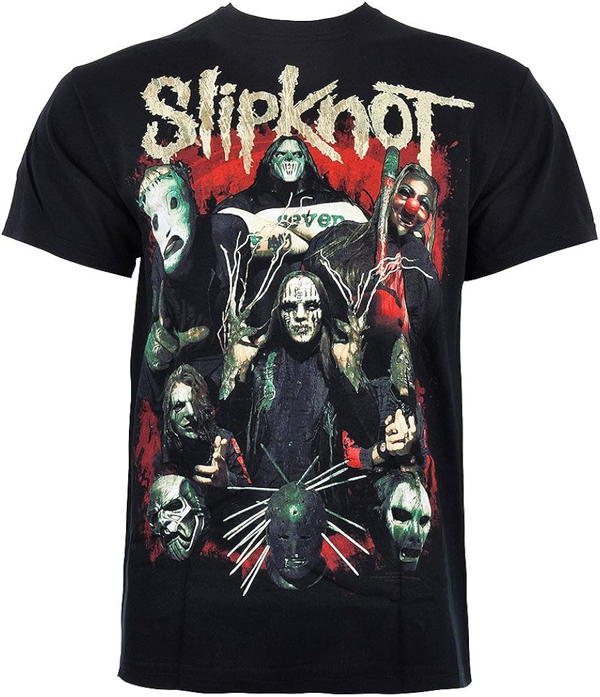 Rock Off T-shirt Slipknot: Come Play Dying Back Print 2