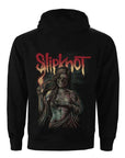 Rock Off Felpa - Slipknot Pullover Hoodie: Burn Me Away (Black) (Back Print)