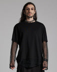 Maglia con maniche rete