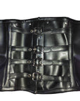 Corsetto Underbust in ecopelle con 4 fibbie (sartoriale)