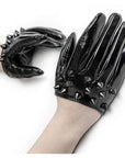 Punk rave - Guanti neri a Stiletto