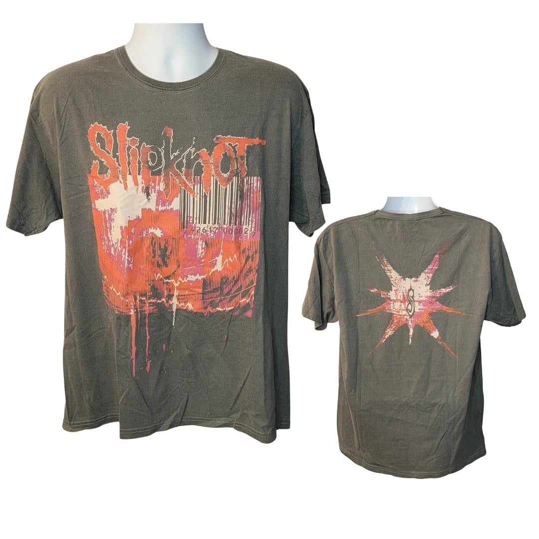 Rock Off T-shirt Slipknot: The End So Far Barcode Limited Edition 999 Only Premium Wash