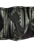 Corsetto Underbust in ecopelle con 4 fibbie (sartoriale)